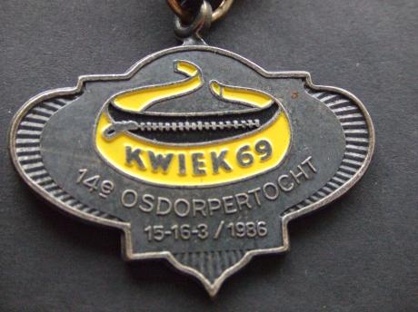14e Osdorper wandeltocht, 1986 wandelsportvereniging Kwiek